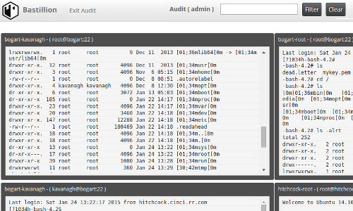 Bastillion Auditing