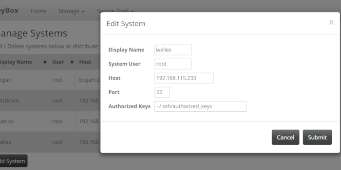 Manage Systems