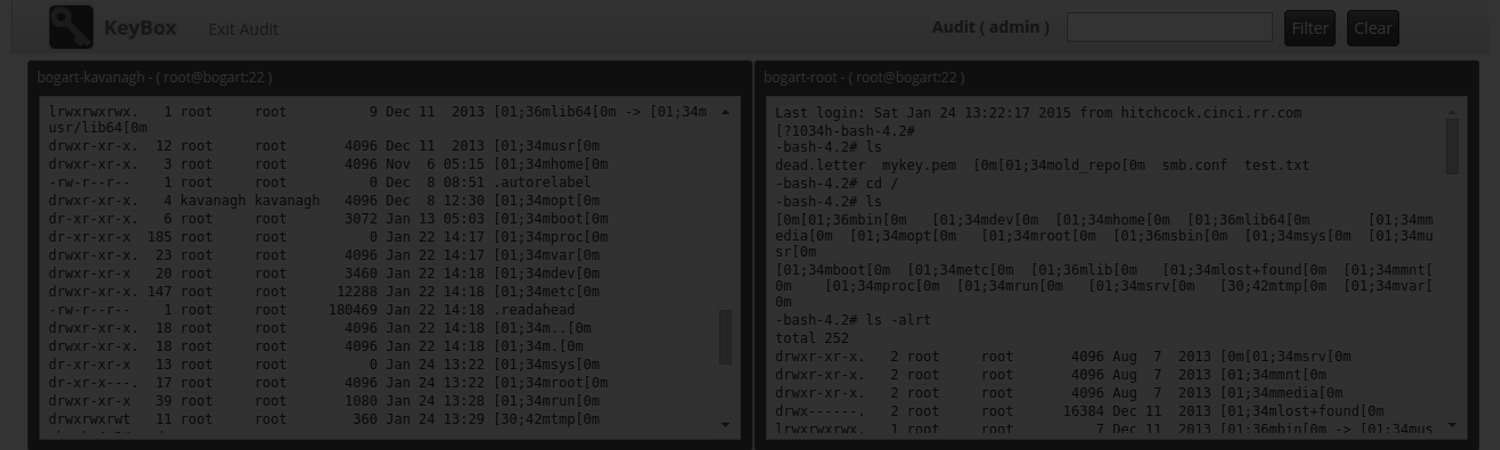 Audit SSH Sessions